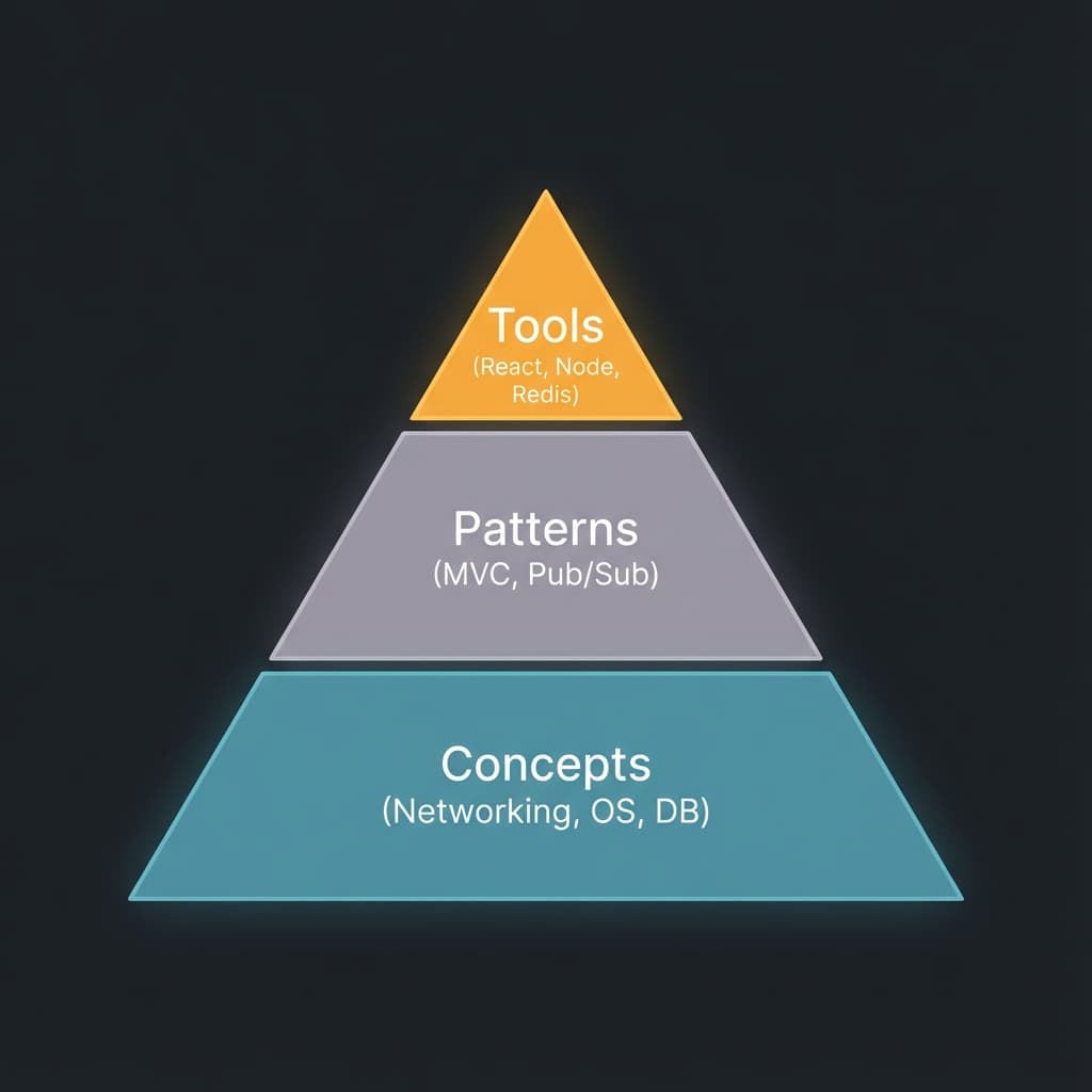 Tools vs Concepts Pyramid